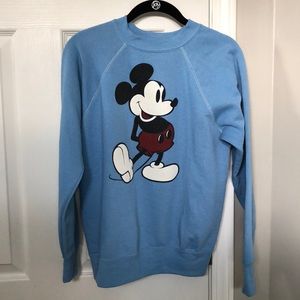 Vintage Mickey Mouse Sweatshirt-says M but feels S